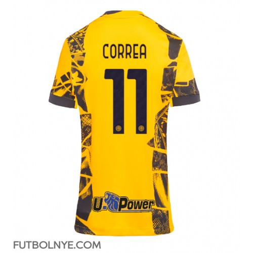 Camiseta Inter Milan Joaquin Correa #11 Tercera Equipación para mujer 2024-25 manga corta